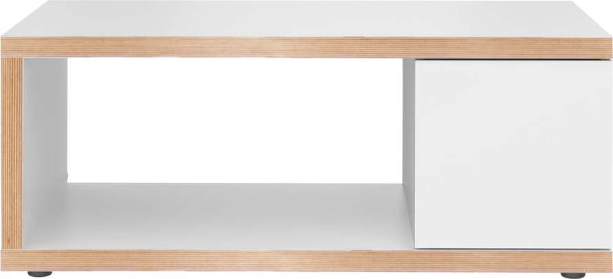 Bílý konferenční stolek 105x55 cm Berlin - TemaHome TemaHome