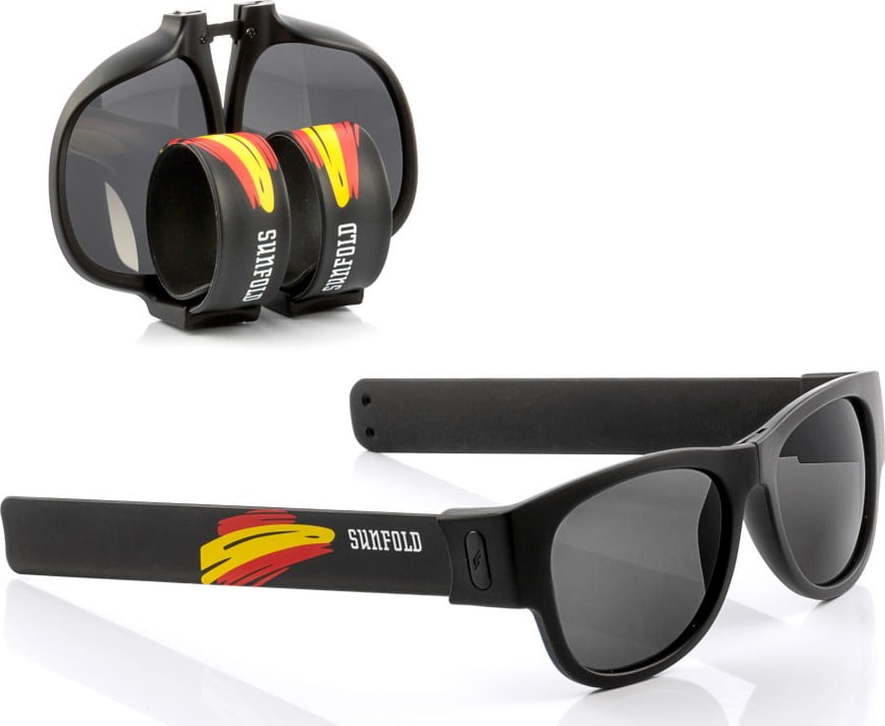 Černé sluneční srolovatelné brýle InnovaGoods Sunfold Mondial Spain InnovaGoods