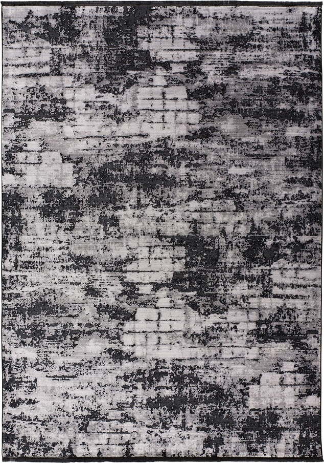 Černo-šedý koberec 230x160 cm Deluxe Difuminada Plata - Universal Universal