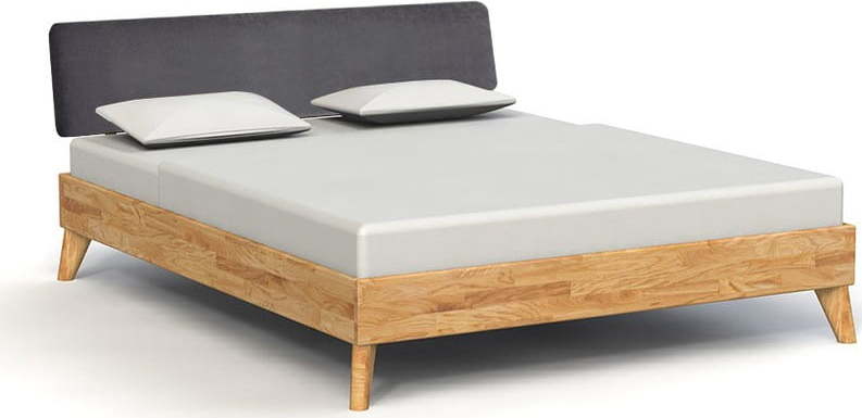 Dvoulůžková postel z dubového dřeva 180x200 cm Greg 3 - The Beds The Beds