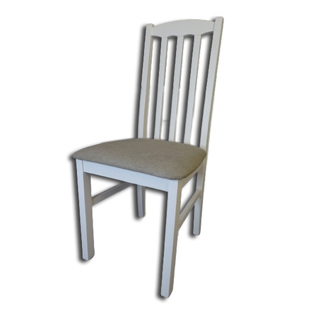 Jídelní židle BOSS 12 - bílá + tkanina 3X MIX-DREW