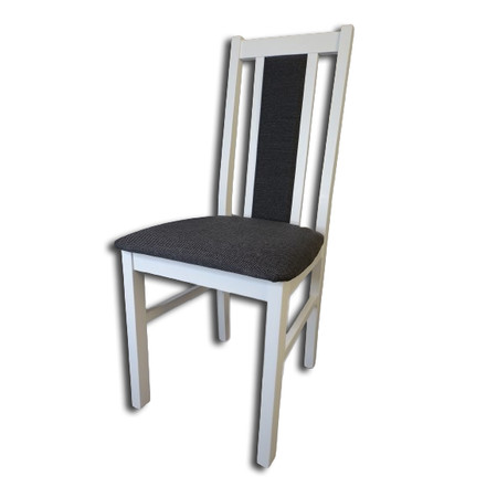 Jídelní židle BOSS 14 - bílá + tkanina 11 MIX-DREW