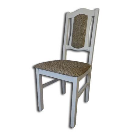 Jídelní židle BOSS 6 - bílá + tkanina 2 MIX-DREW