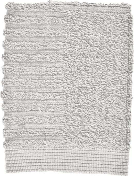 Šedý bavlněný ručník 30x30 cm Classic - Zone Zone