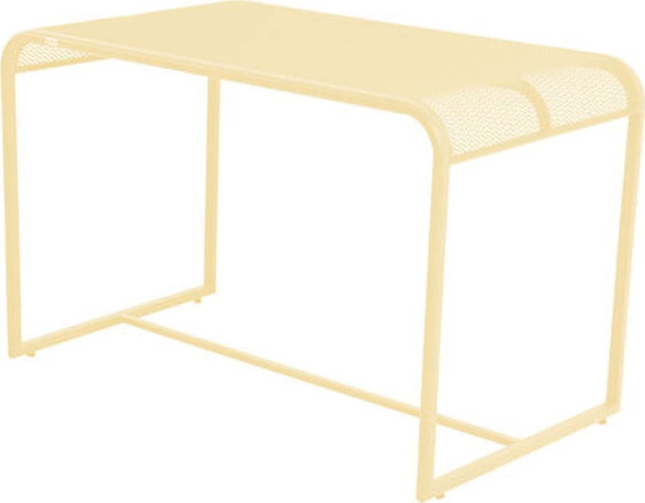 Žlutý kovový balkónový stolek ADDU MWH