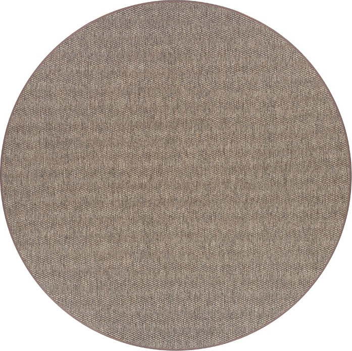 Hnědý kulatý koberec ø 160 cm Bono™ - Narma Narma
