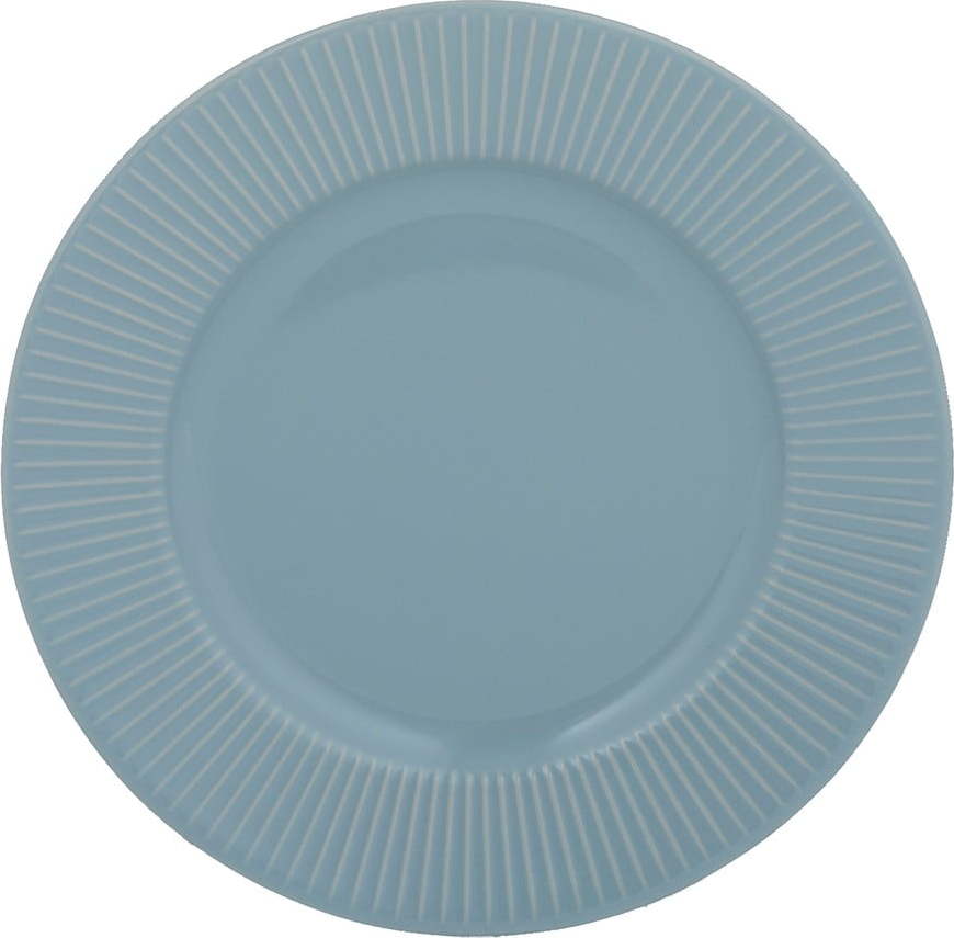 Modrý dezertní talíř z kameniny ø 20