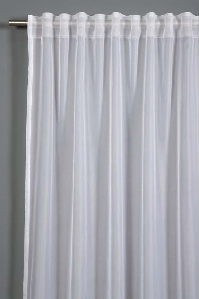 Bílá záclona 245x140 cm Voile Uni - Gardinia Gardinia