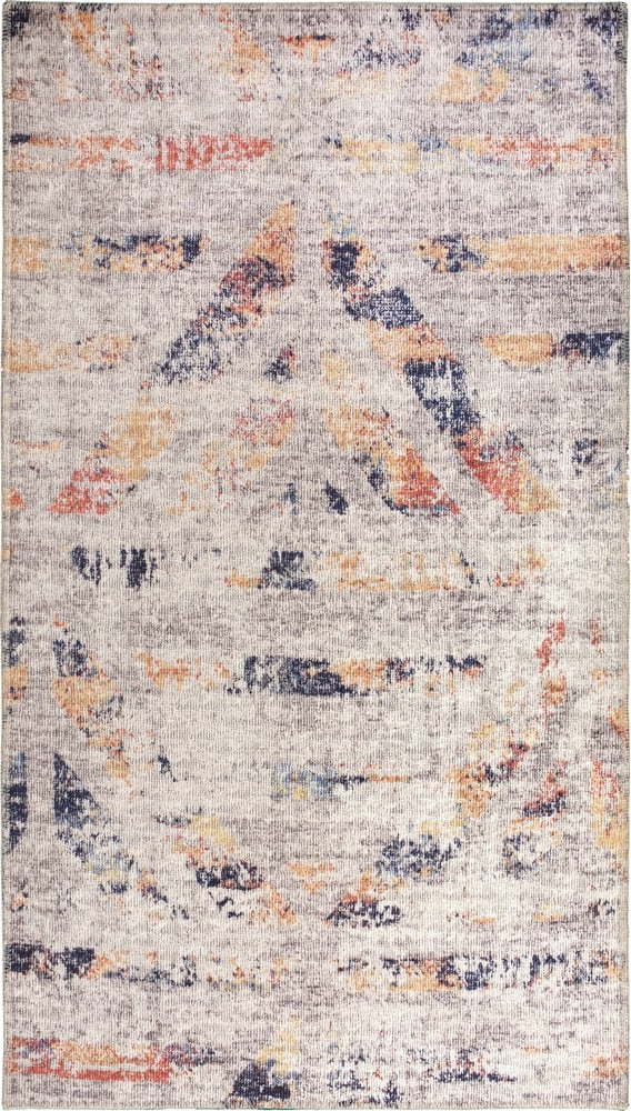 Bílo-béžový pratelný koberec běhoun 200x80 cm - Vitaus Vitaus