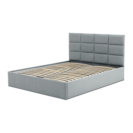 Čalouněná postel TORES bez matrace rozměr 160x200 cm Světle šedá SG-nábytek