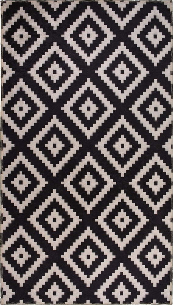 Černý pratelný koberec 230x160 cm - Vitaus Vitaus
