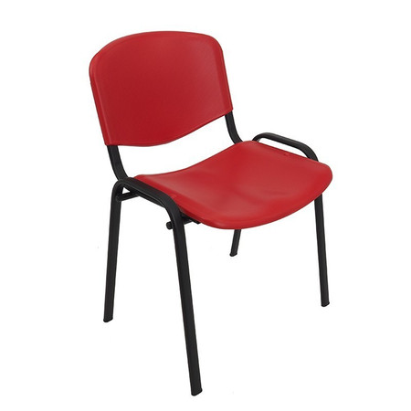 Konferenční plastová židle ISO Červená Mazur
