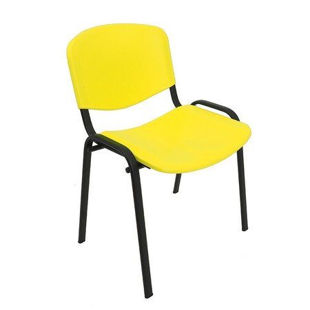 Konferenční plastová židle ISO Žlutá Mazur