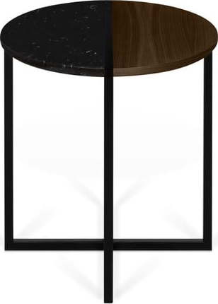 Konferenční stolek s deskou z ořechového dřeva a mramoru TemaHome Sonata