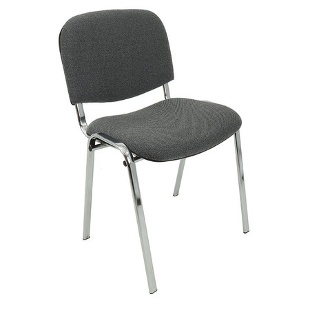 Konferenční židle ISO CHROM C73 - světle šedá Mazur