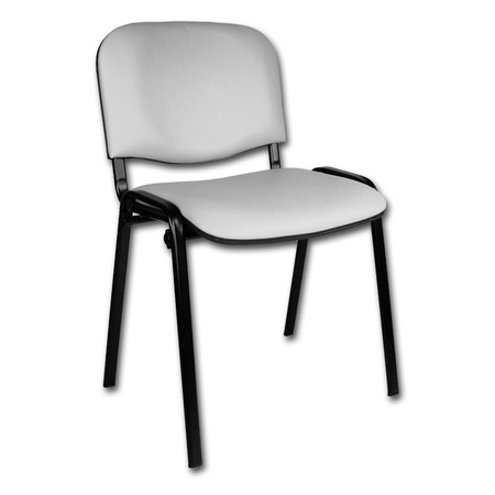 Konferenční židle ISO eko-kůže Bílá D18 EKO Mazur