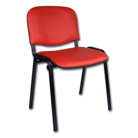 Konferenční židle ISO eko-kůže Červená D15 EKO Mazur