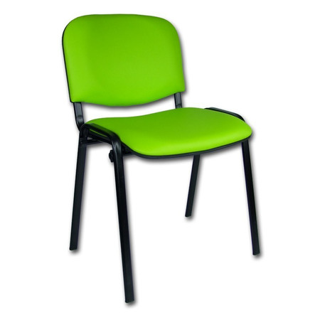 Konferenční židle ISO eko-kůže Žlutozelená D5 EKO Mazur
