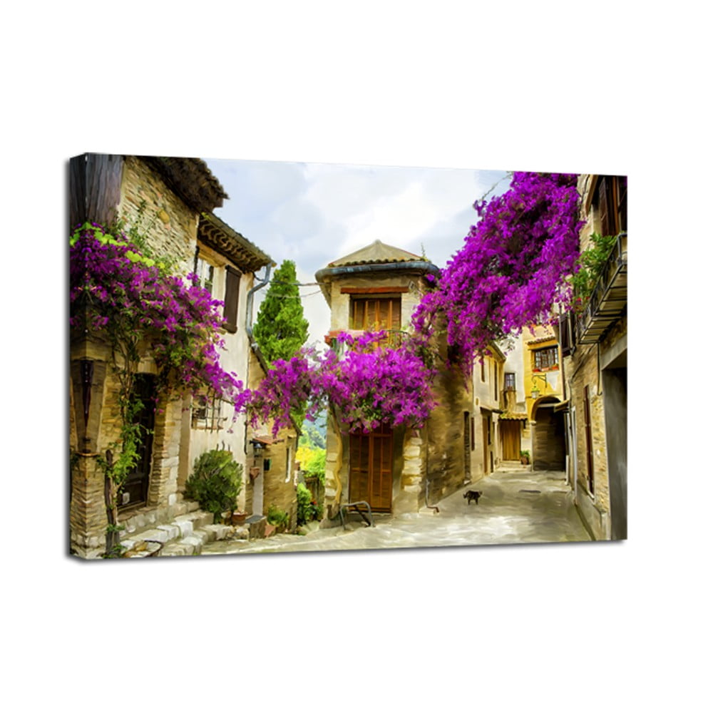 Obraz Styler Canvas Watercolor Old Town