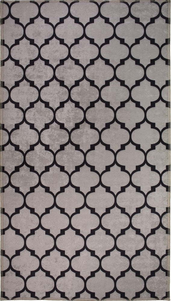 Šedý pratelný koberec 180x120 cm - Vitaus Vitaus