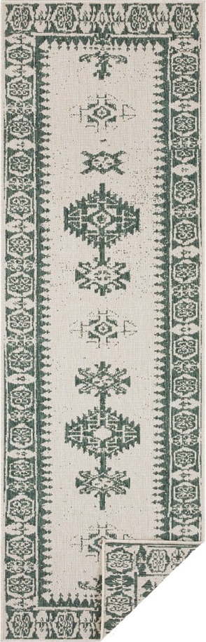 Zeleno-krémový venkovní koberec NORTHRUGS Duque