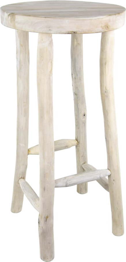 Barová židle z teakového dřeva v přírodní barvě 75 cm Suar/Teak – Ego Dekor Ego Dekor