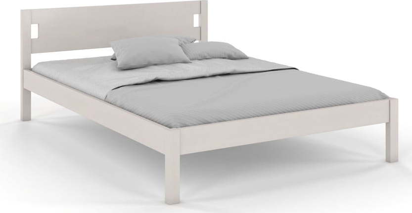 Bílá jednolůžková postel z borovicového dřeva 120x200 cm Laxbaken – Skandica SKANDICA