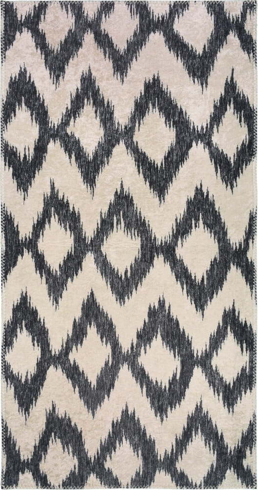 Bílo-modrý pratelný koberec běhoun 80x200 cm – Vitaus Vitaus