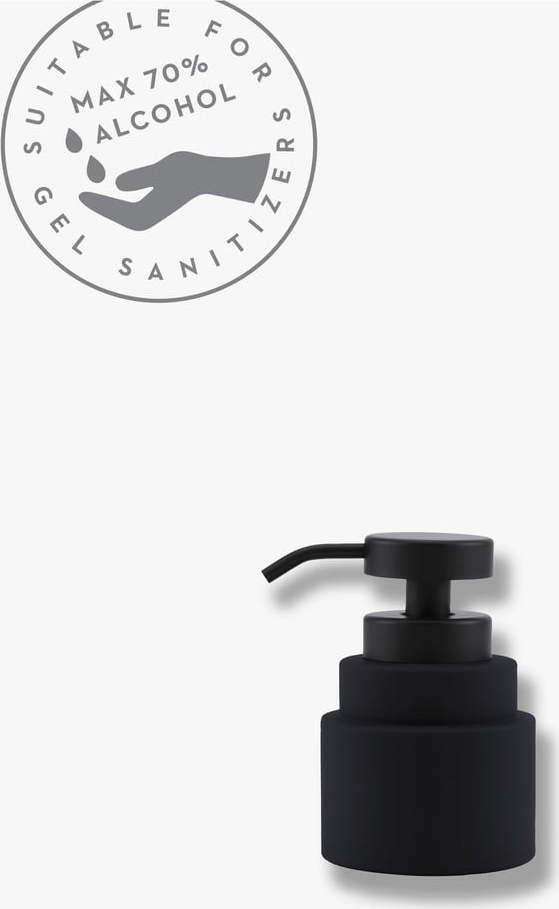Černý keramický dávkovač mýdla 200 ml Shades – Mette Ditmer Denmark Mette Ditmer Denmark