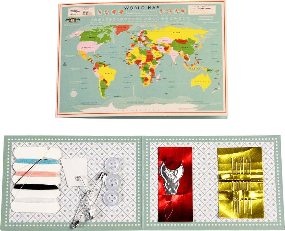 Cestovní potřeby na šití World Map – Rex London Rex London
