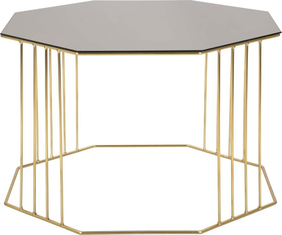 Konferenční stolek ve zlaté barvě ø 45 cm Octagon - Mauro Ferretti Mauro Ferretti