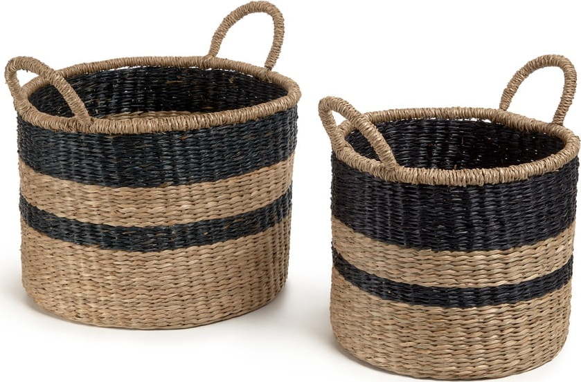Košíky z mořské trávy v sadě 2 ks Nydia – Kave Home Kave Home