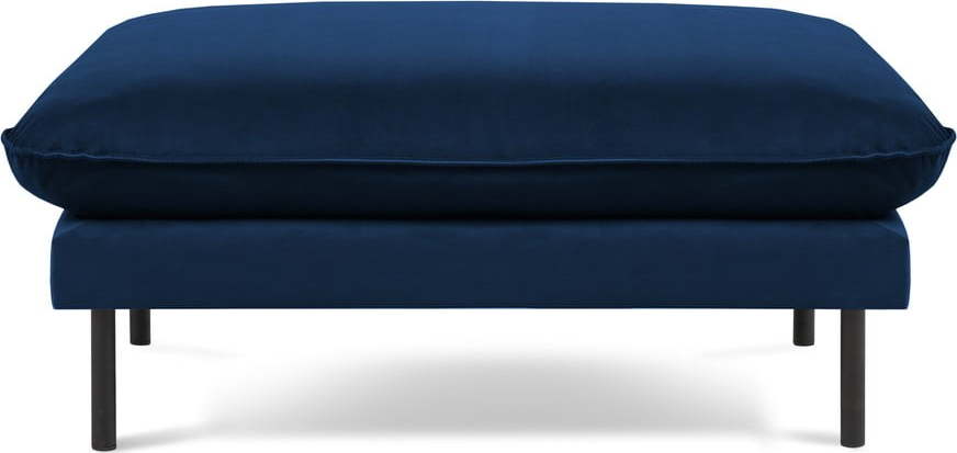 Modrá sametová podnožka Vienna – Cosmopolitan Design Cosmopolitan design