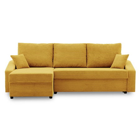 Rohová rozkládací sedací souprava DORMA Žlutá SG-nábytek
