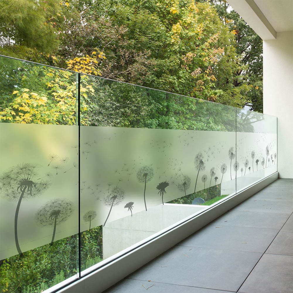 Samolepka na okno 200x40 cm Dandelions – Ambiance Ambiance