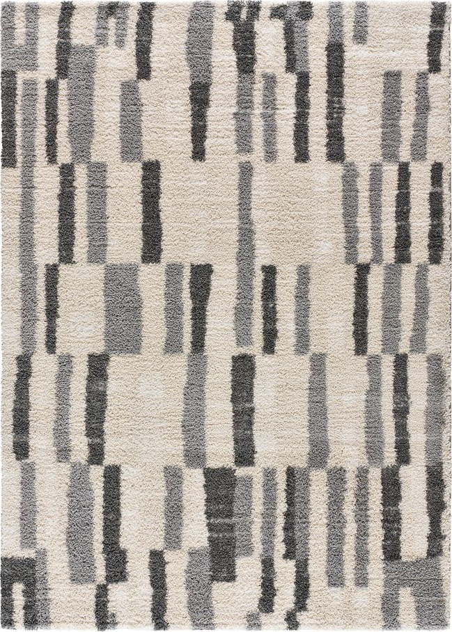 Šedo-krémový koberec 133x190 cm Enya – Universal Universal