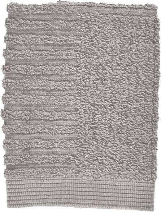 Šedý bavlněný ručník 30x30 cm Classic - Zone Zone