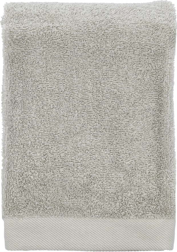 Šedý ručník z bio bavlny 50x100 cm Comfort – Södahl Södahl