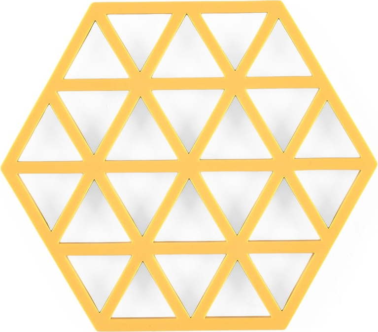 Silikonová podložka pod hrnec 16x14 cm Triangles – Zone Zone