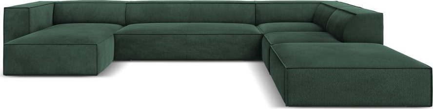 Tmavě zelená rohová pohovka (pravý roh) Madame – Windsor & Co Sofas Windsor & Co Sofas