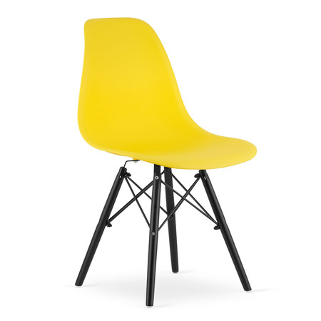 Židle OSAKA - černá/žlutá SG-nábytek