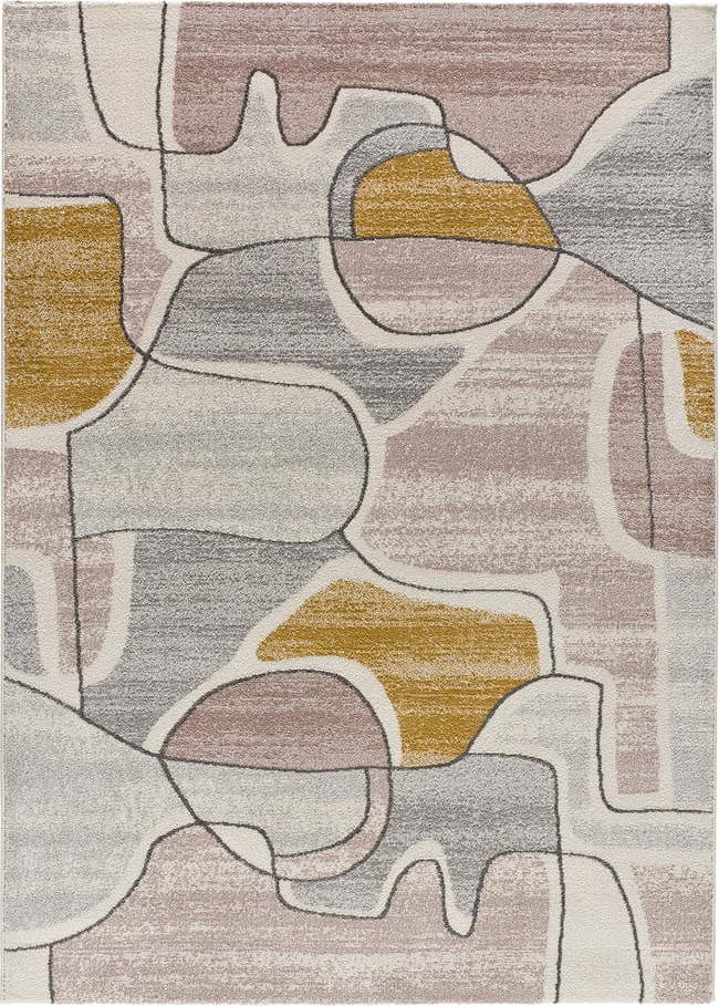 Žluto-krémový koberec 120x170 cm Ashley – Universal Universal