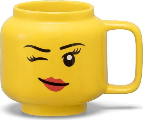 Žlutý keramický dětský hrnek 255 ml Head – LEGO® LEGO