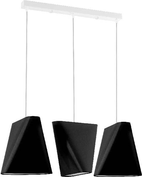 Černé závěsné svítidlo 82x28 cm Velo - Nice Lamps Nice Lamps