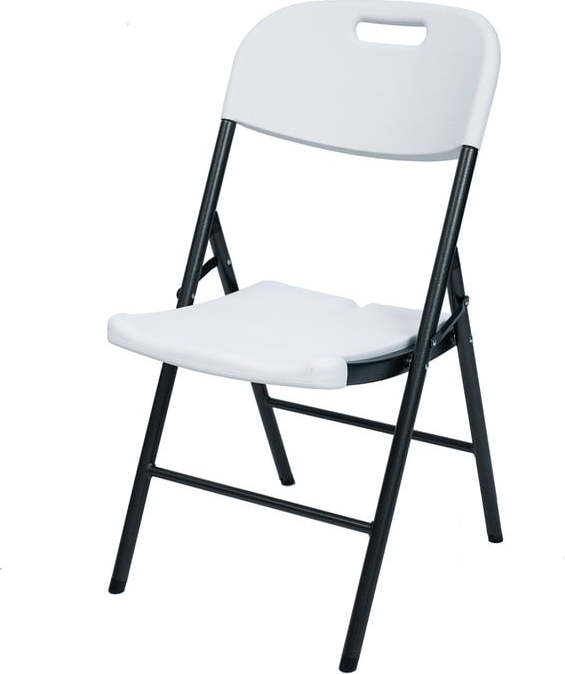 Černobílá zahradní židle – Rojaplast Rojaplast