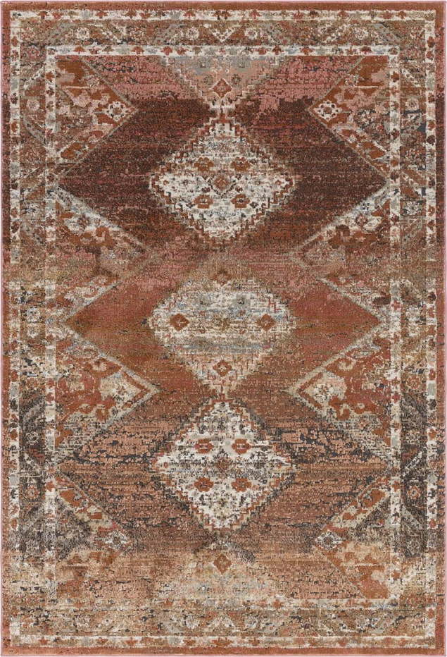 Červeno-hnědý koberec 290x195 cm Zola - Asiatic Carpets Asiatic Carpets