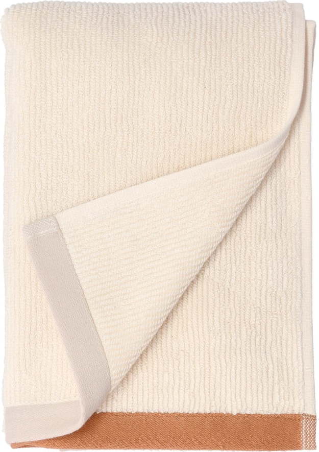 Hnědo-béžový bavlněný ručník 50x100 cm Contrast – Södahl Södahl