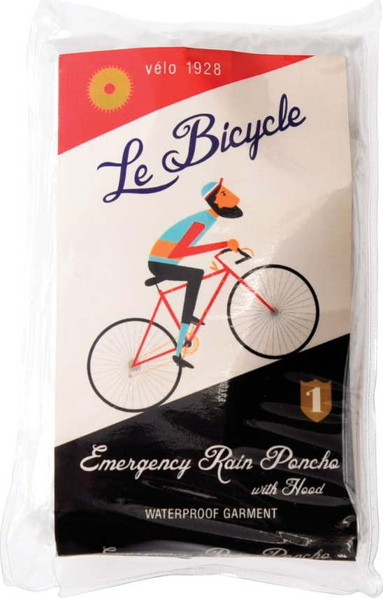 Jednorázová pláštěnka s kapucí na kolo Le Bicycle – Rex London Rex London