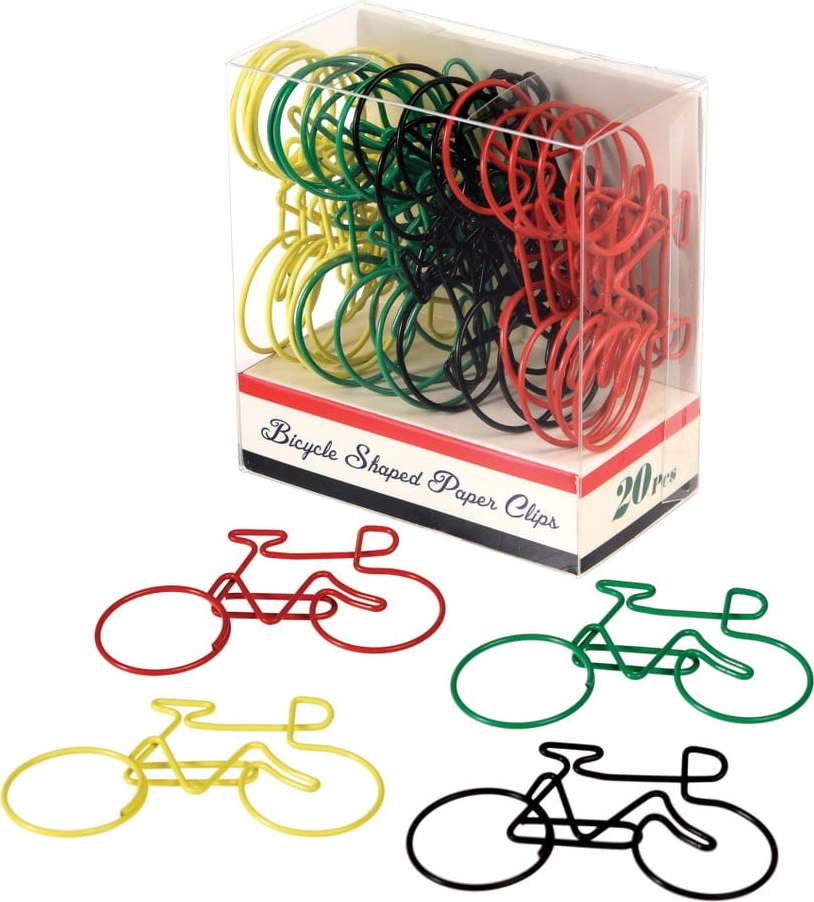 Kancelářské svorky v sadě 20 ks Le Bicycle – Rex London Rex London