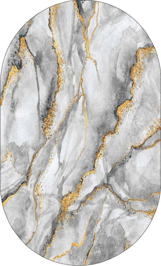 Koberec v šedo-zlaté barvě 120x180 cm – Rizzoli Rizzoli
